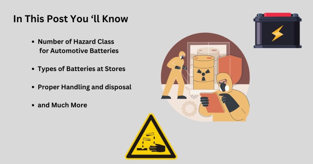 Automotive Battery Hazard Classification: Safety Guidelines for Transportation and Handling