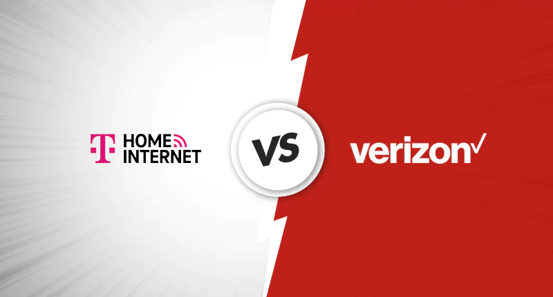 Home Internet Comparison: T-Mobile vs. Verizon Availability and Performance