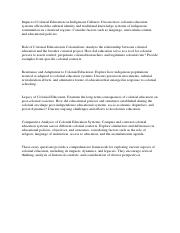 Western Education in Colonial Societies: Transformation and Legacy